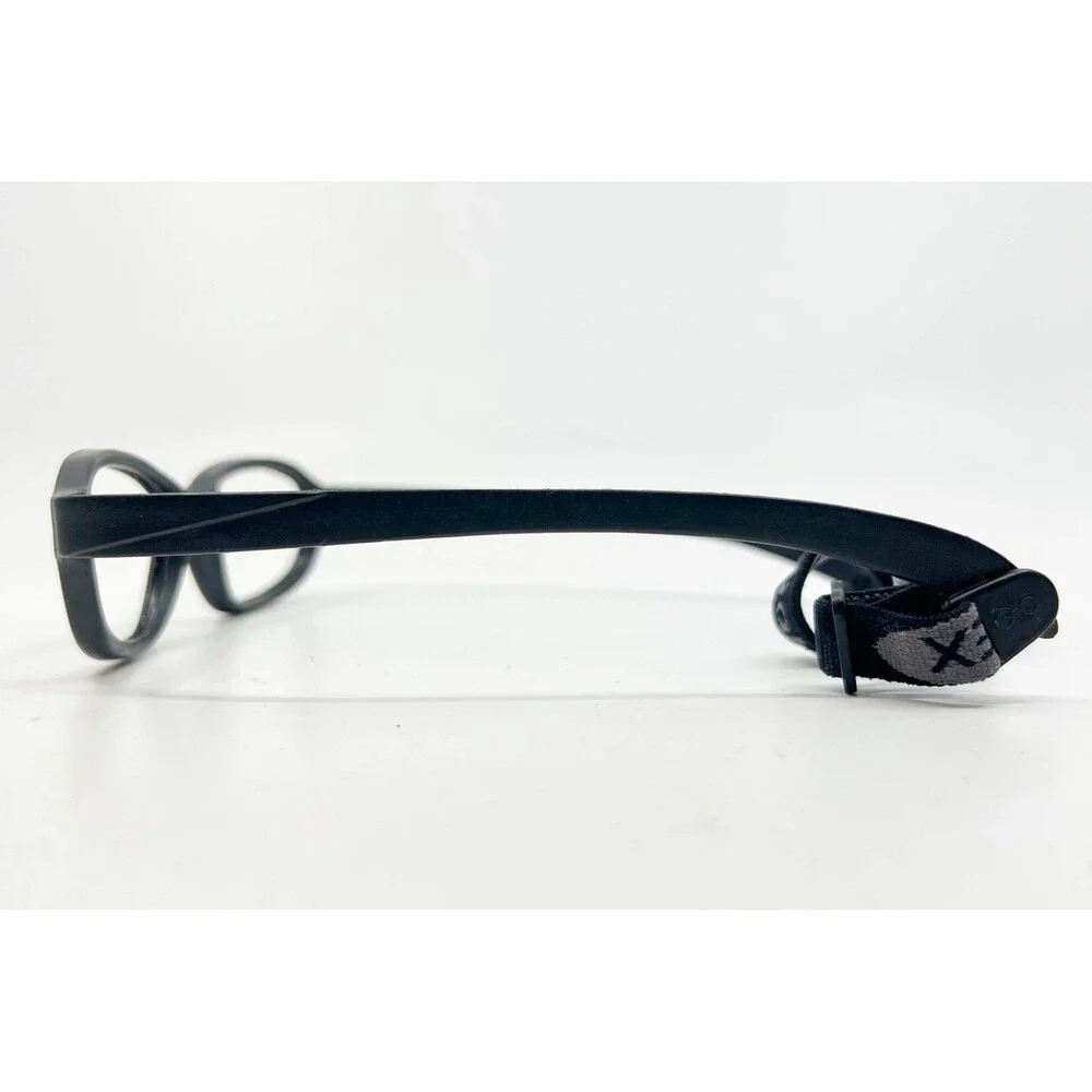 Miraflex Kids Flexible Glasses Black Frame with Strap Made in Italy CE
